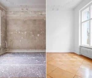 Oude woning renovatie